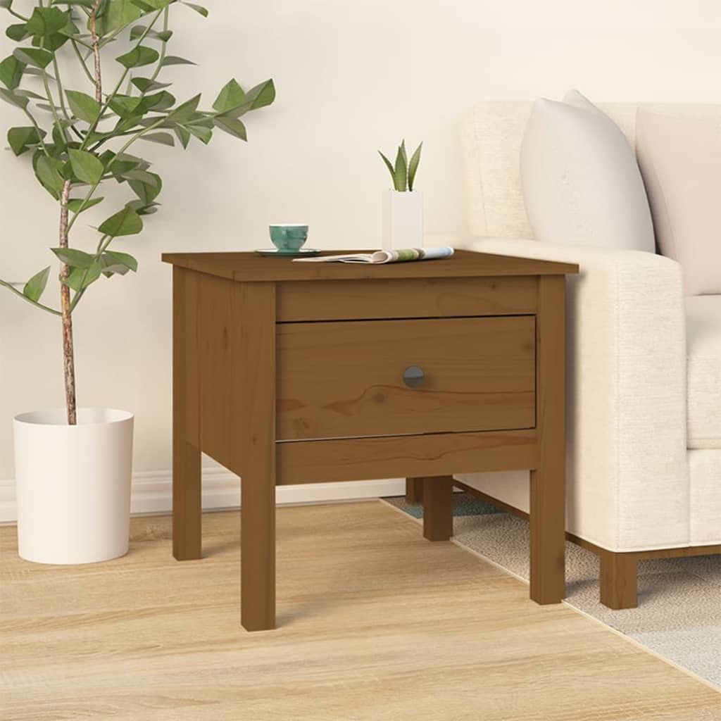 Unveiling the Design Secrets of the Brown and Black VidaXL Side Table
