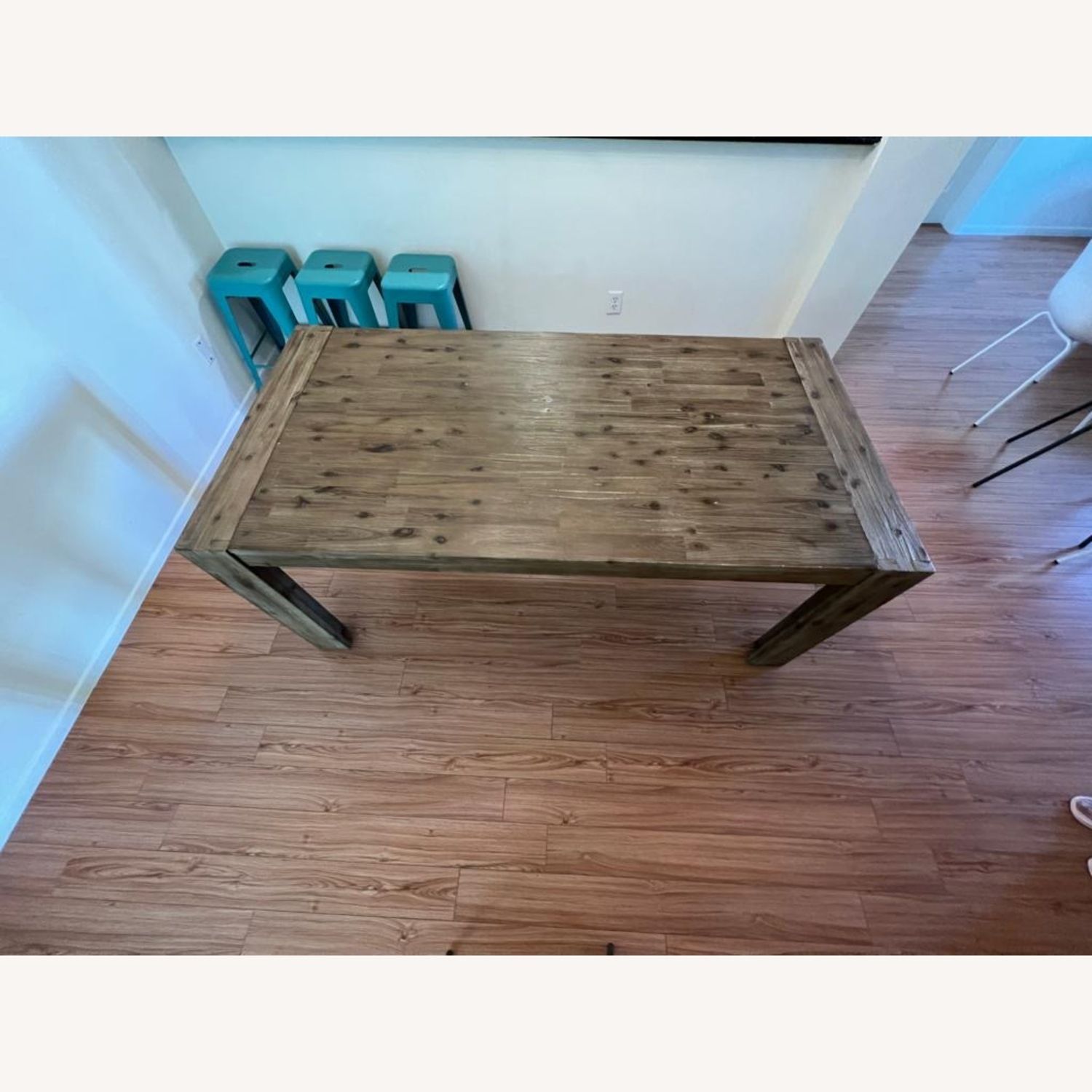 Wayfair Vancamp Seashore Fixed Top Dining Table - Aptdeco inside