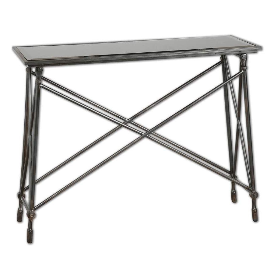 10 Collection Of Aged Black Iron Console Tables inside Beyond the Shine Understanding the Craftsmanship of Uttermost Vista Iron Tables