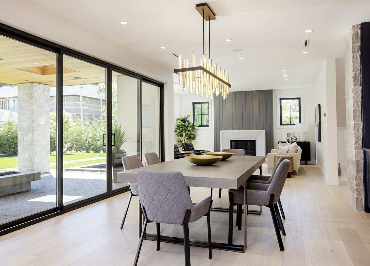 11 Modern Dining Room Ideas &Amp; Designs For An Updated Look - Decorilla inside Designing a Modern Dining Space with a 63 Inch Black Table