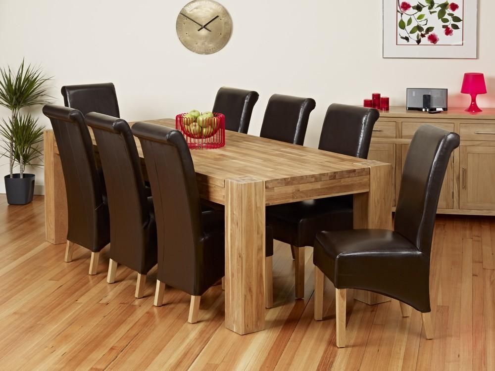 20 Inspirations Oak Dining Tables 8 Chairs | Dining Room Ideas intended for