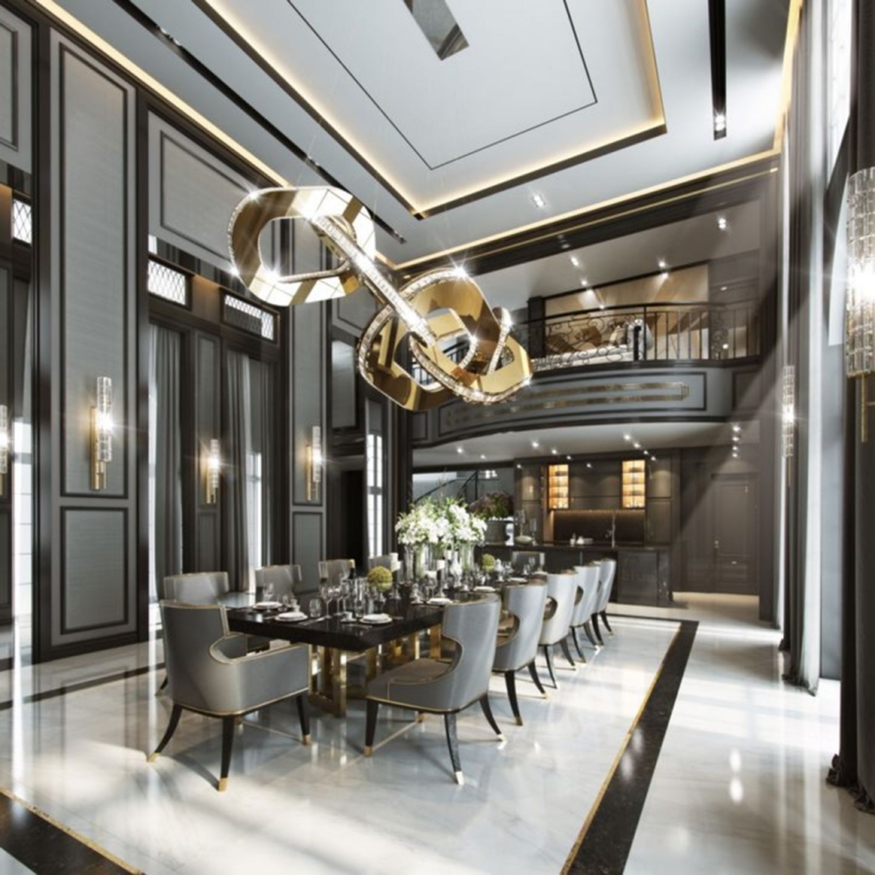 20 Luxurious Dining Room Design And Decorating Ideas | Luxury Interior ... for