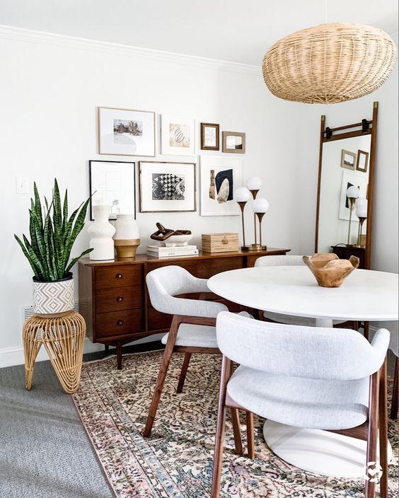 30 Stylish Mid-Century Modern Dining Rooms - Digsdigs intended for
