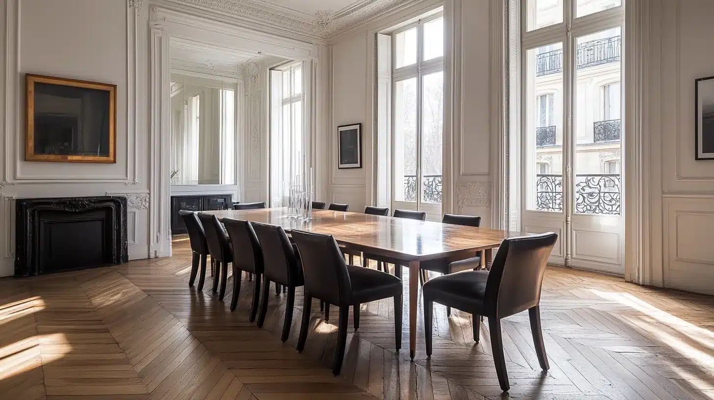 45 Stylish Parisian Dining Room Ideas For A Timeless Appeal - A House ... with regard to