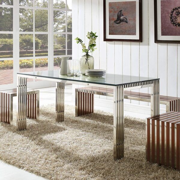 51 Glass Dining Tables That Create An Upscale Atmosphere For Every Meal intended for
