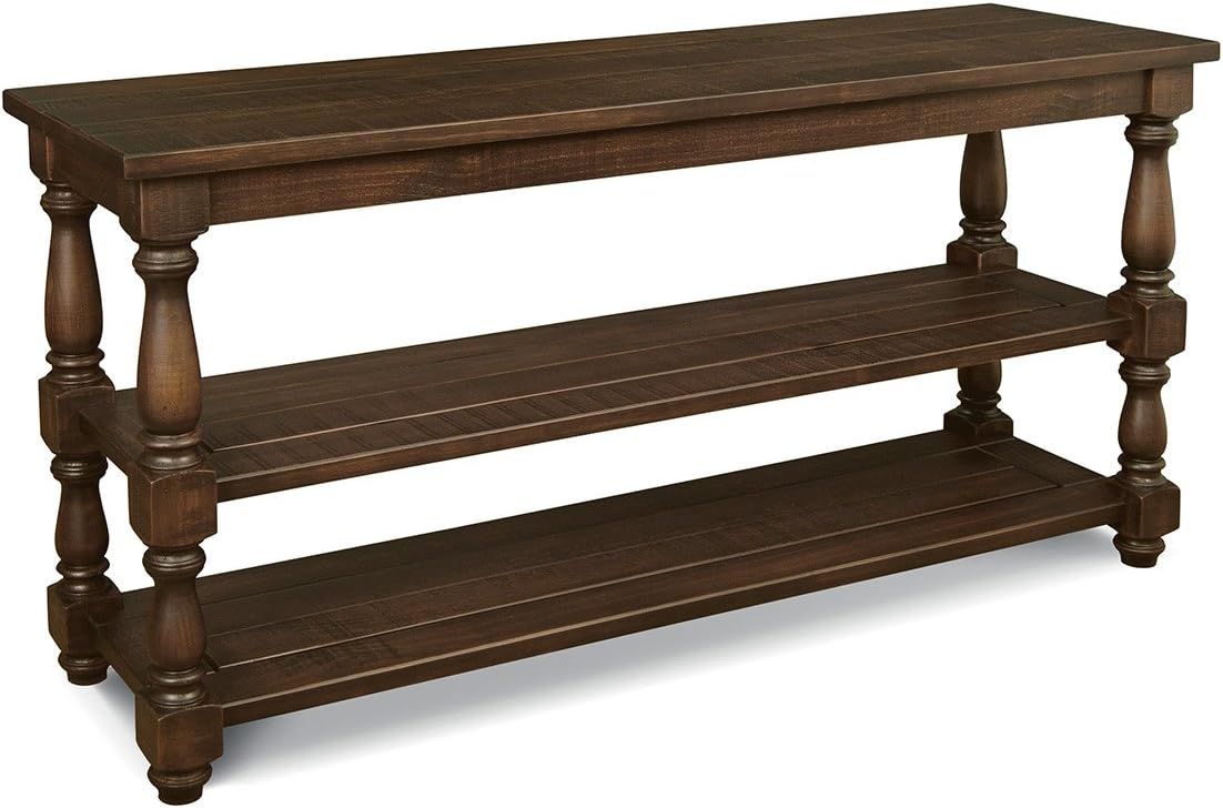 Amazon.com: Artefama Furniture Flora Console Table, Cinnamon : Home ... inside