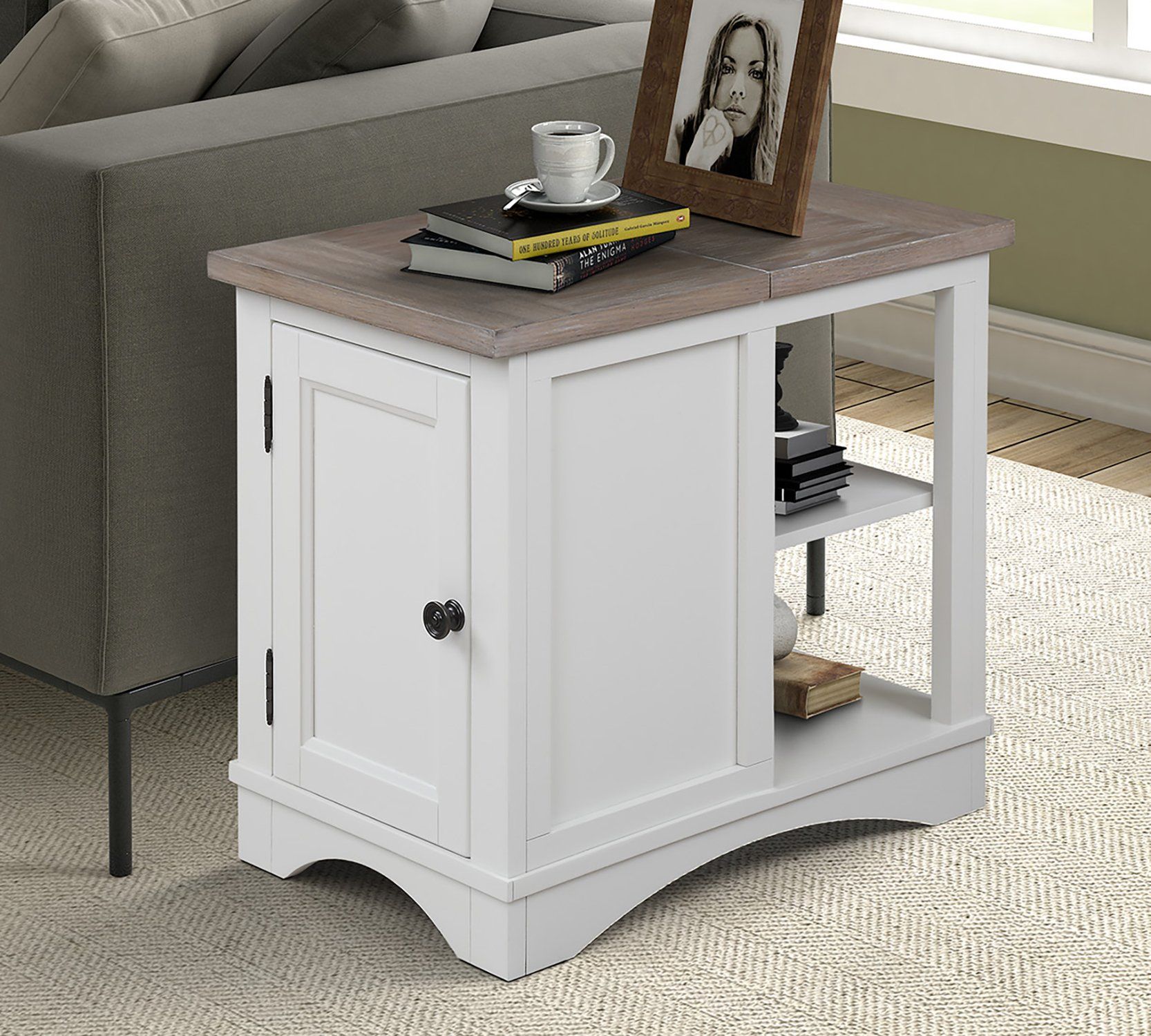 Americana Modern Cotton Chairside End Table By Parker House | 1Stopbedrooms in What to Know Before You Bring Home the Furniture of America Clotten End Table