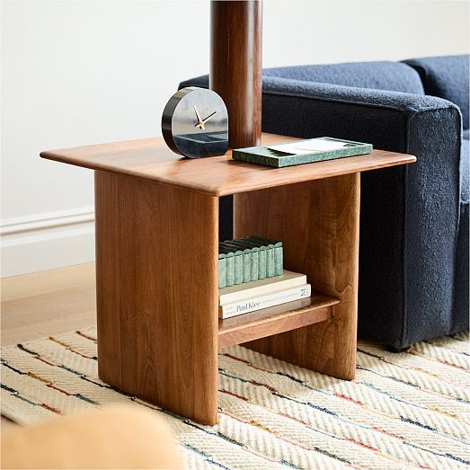 Anton Solid Wood Side Table (25") | West Elm for