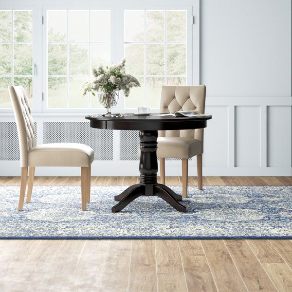 Black Round Dining Tables You'll Love | Wayfair with regard to The Enduring Appeal of Black Solid Wood Round Dining Tables