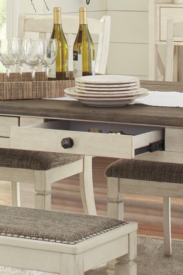 Bolanburg (D647) By Ashley Signature Design - Rooms And Rest - Ashley ... pertaining to Navigating the Features of the Bolanburg Rectangular Dining Set D647-25