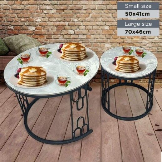 Buy Marble Nesting Tables | توصيل Taw9Eel.com inside