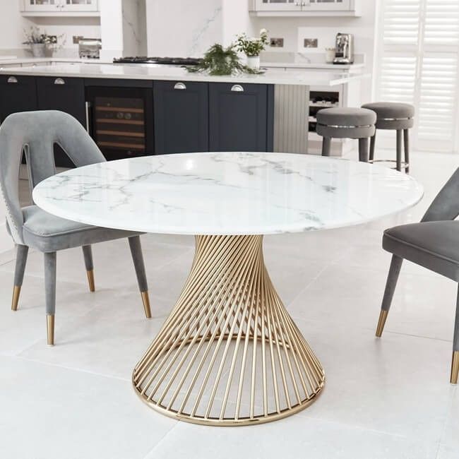 China Customized Marble Top Dining Table Suppliers - Wholesale Service ... in Selecting the Right Oakhill Natural Dining Table with a Marble Top for Your Home