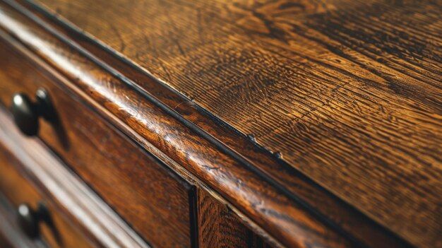 Closeup Of Vintage Wooden Dresser Texture With Rich Brown Tones ... in The Craftsmanship Behind Dark Brown Pine Furniture A Deep Dive