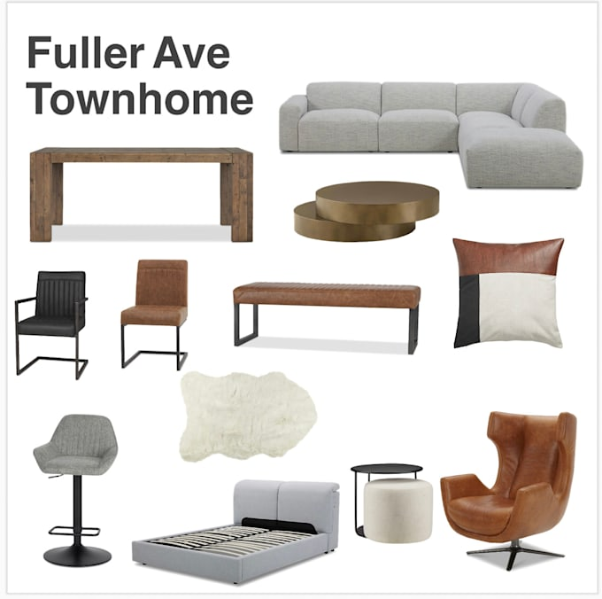 Curate A Furniture Package For Your Space By Pinotnoira | Fiverr within