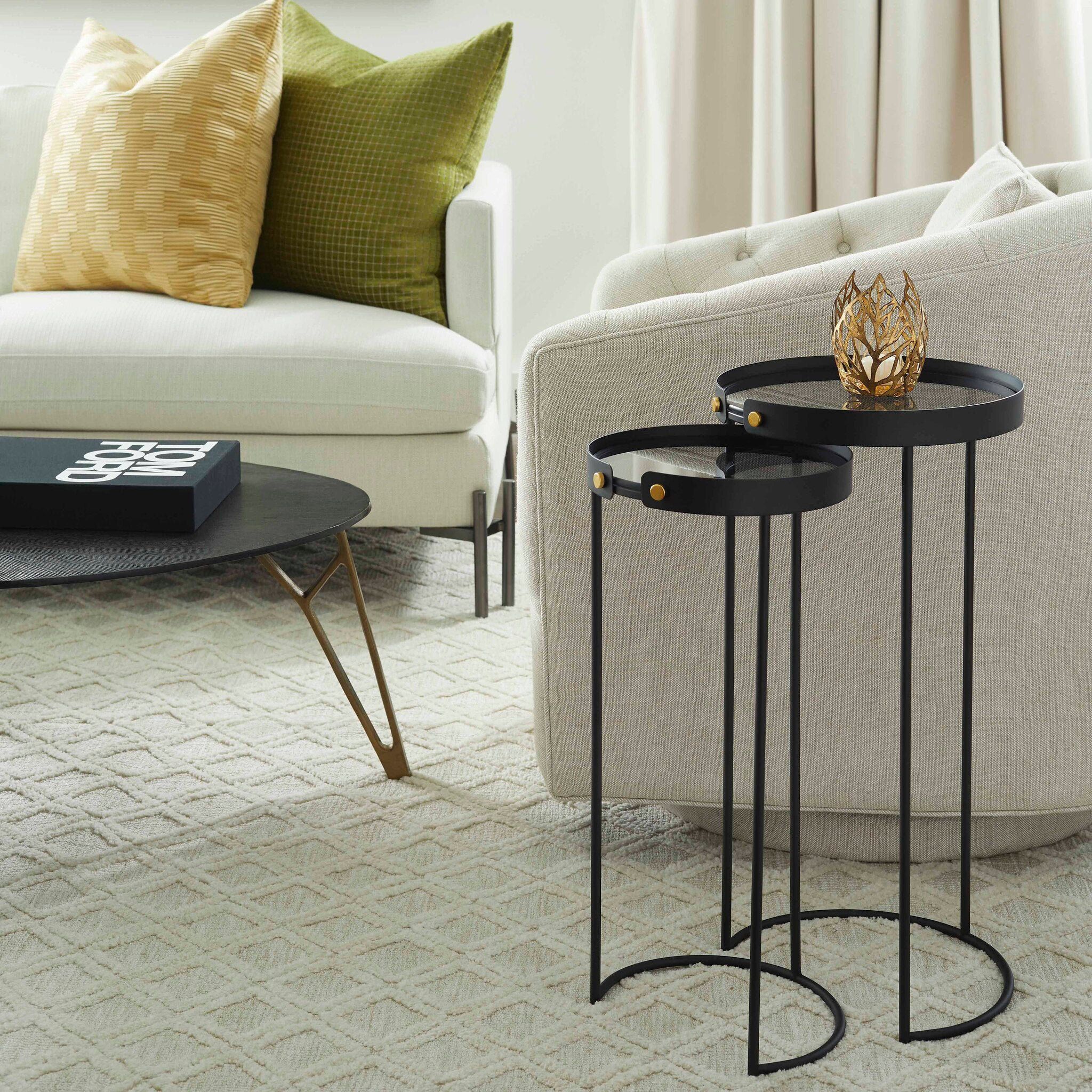 Cyan Design Tall Bow 2 Piece End Table Set | Wayfair for