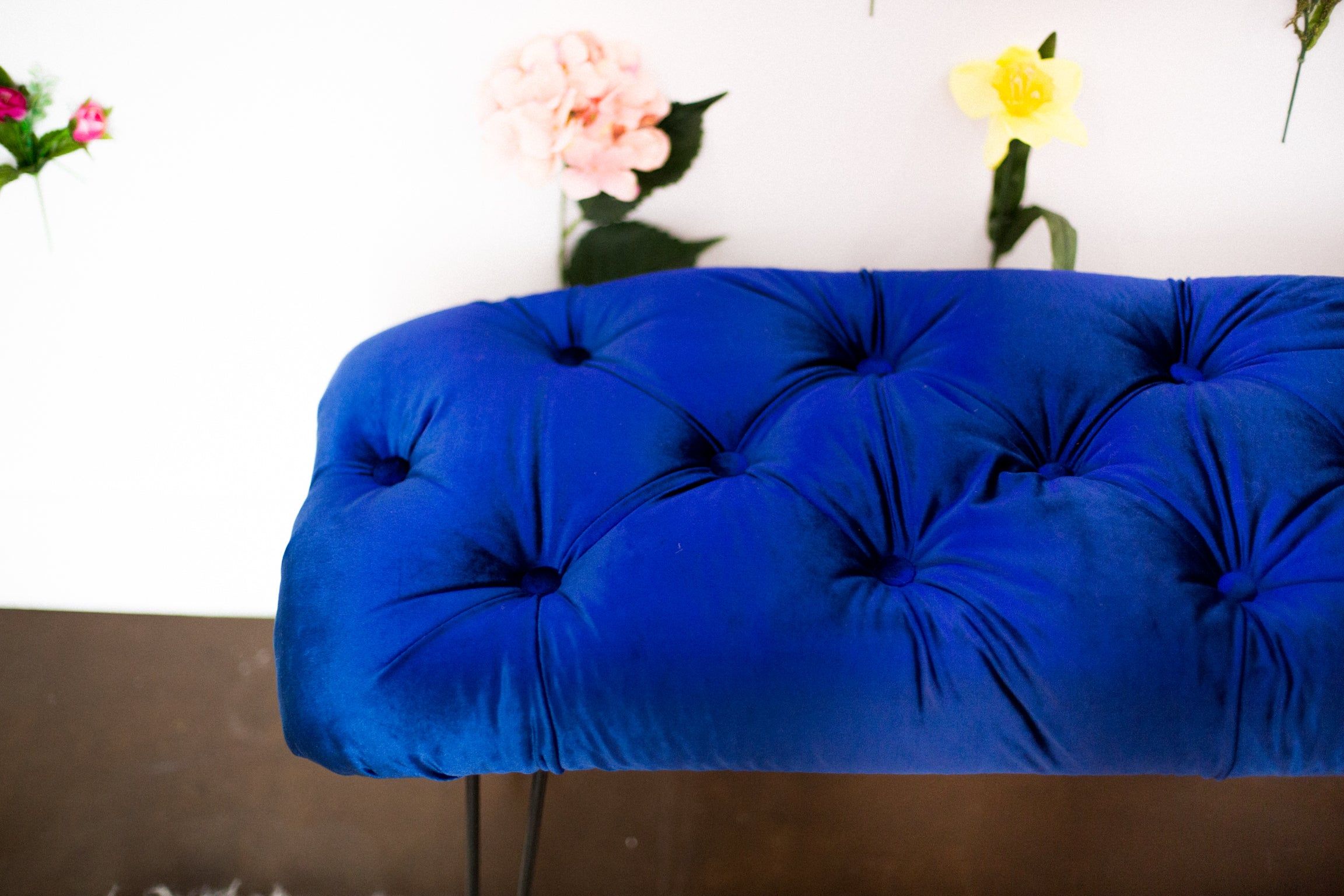 Diy Tufted Velvet Bench – Mr. Kate for Integrating a tufted velvet bench into diverse interior styles