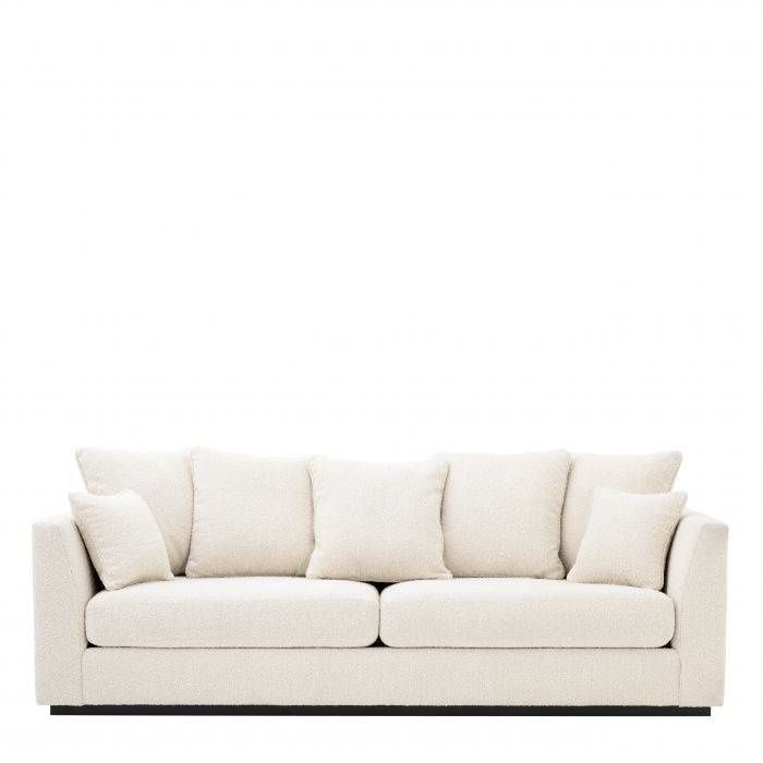 Eichholtz Sofa 'Taylor' - Bouclé Cream - Wilhelmina Designs intended for