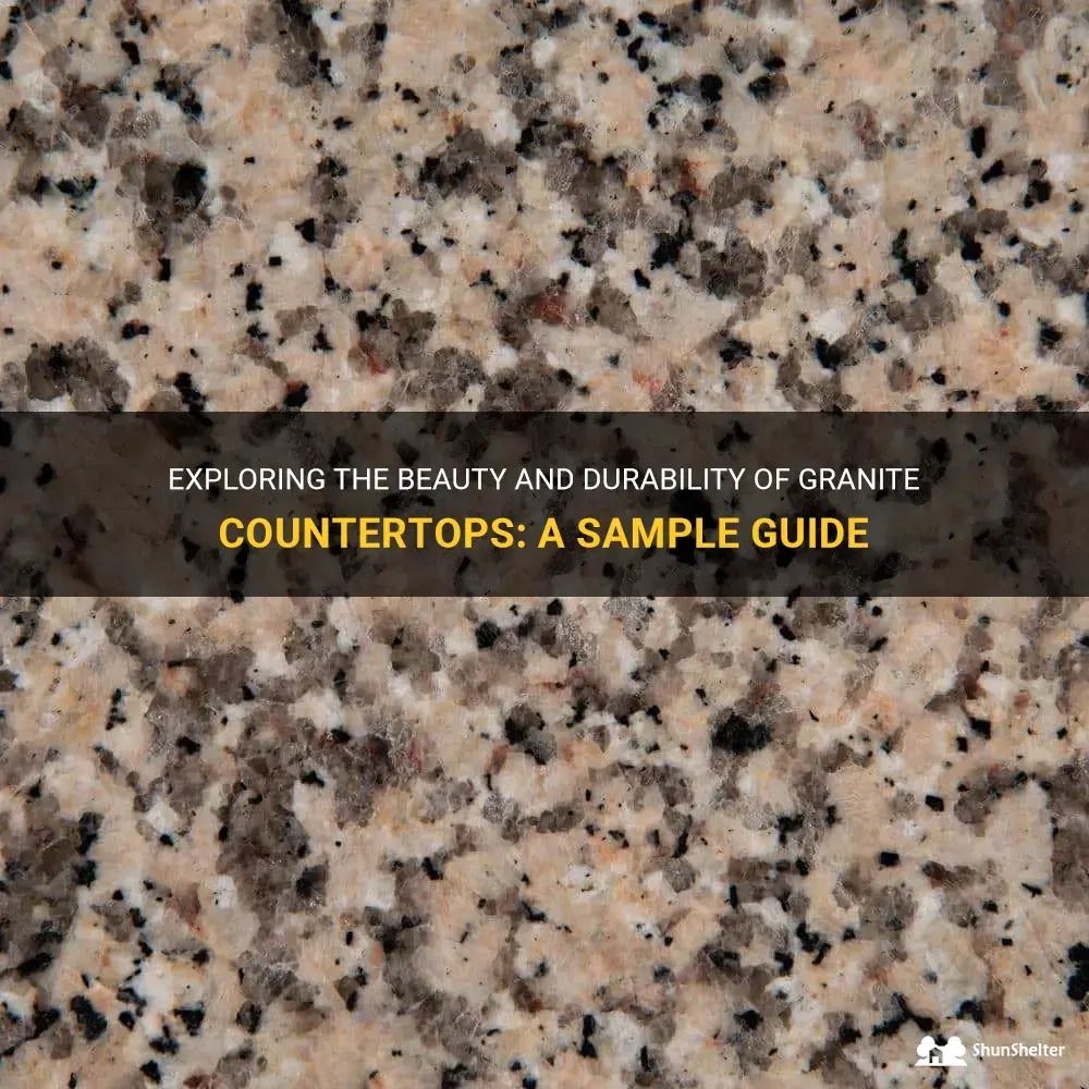 Exploring The Beauty And Durability Of Granite Countertops: A Sample ... inside Exploring the Durability and Beauty of Stone Dining Surfaces