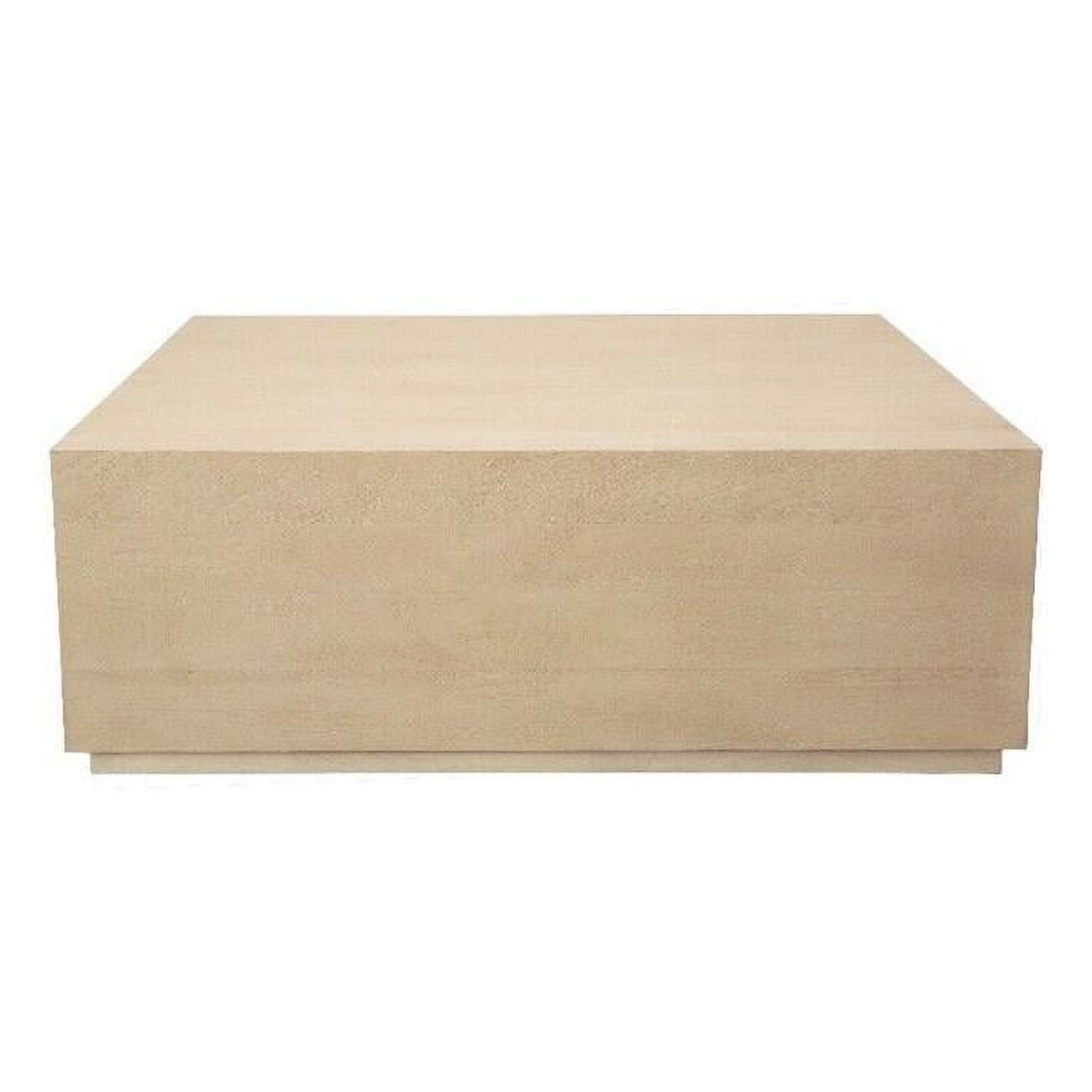 "Flagstaff 48"" Square Solid Wood Coffee Table In Stone Natural Finish ... with regard to Designing with Nature Integrating the Flagstaff Stone Natural Finish Table
