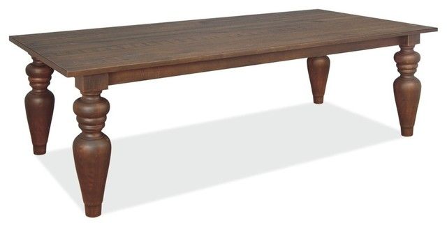 Flora Dining Table, 79" - Dining Tables - By Artefama Furniture Llc | Houzz pertaining to Beyond the Grain Understanding the Beauty of the Artefama Flora Dining Table in Cinnamon