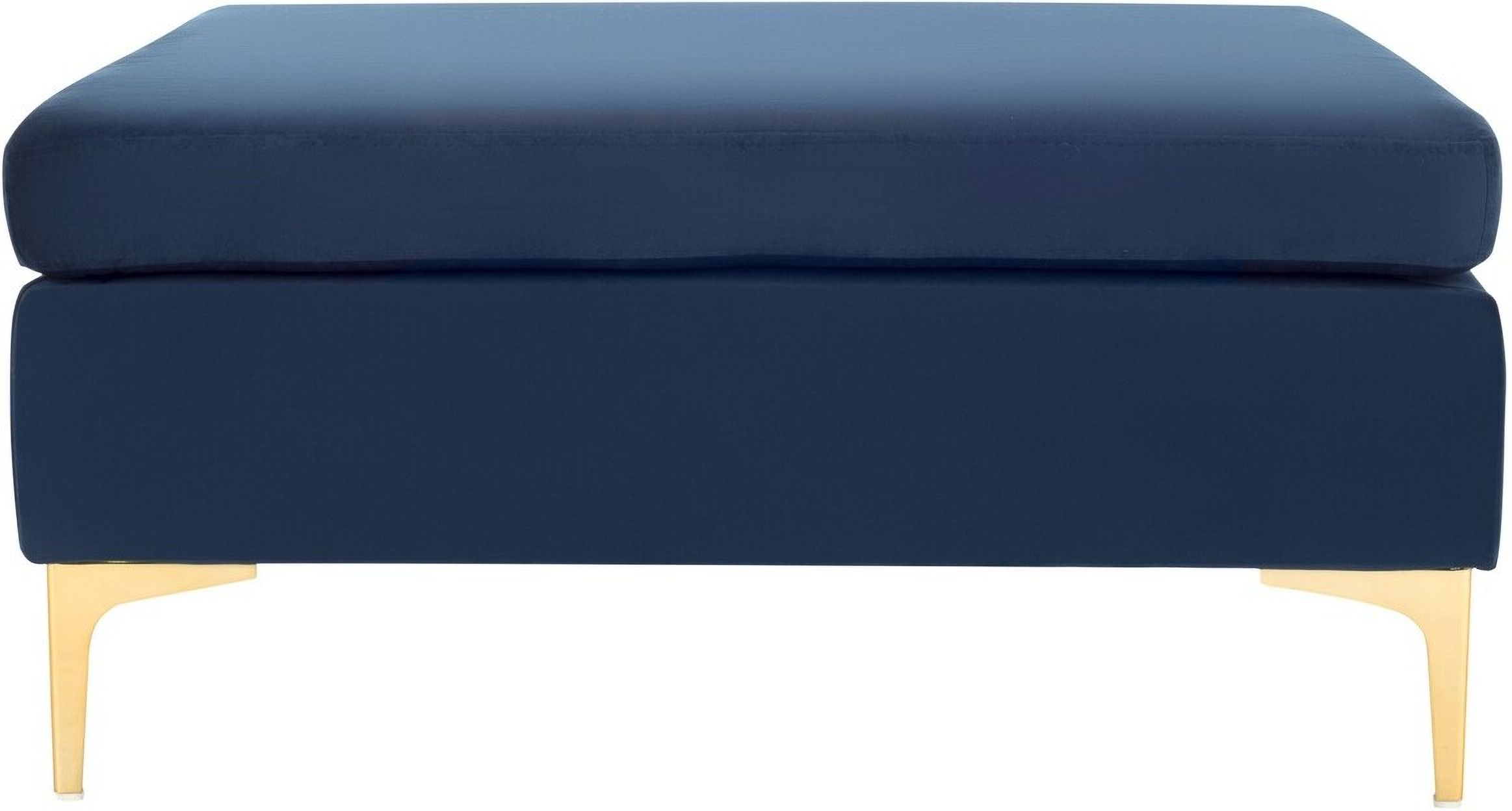 Giovanna Navy/Brass Square Bench By Safavieh | 1Stopbedrooms in Exploring the Craftsmanship Behind the Giovanna Square Bench Bch6301B