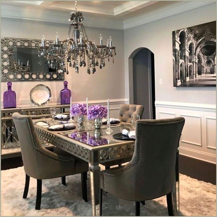 Glam Dining Room Furniture - Dining Room : Home Design Ideas ... intended for