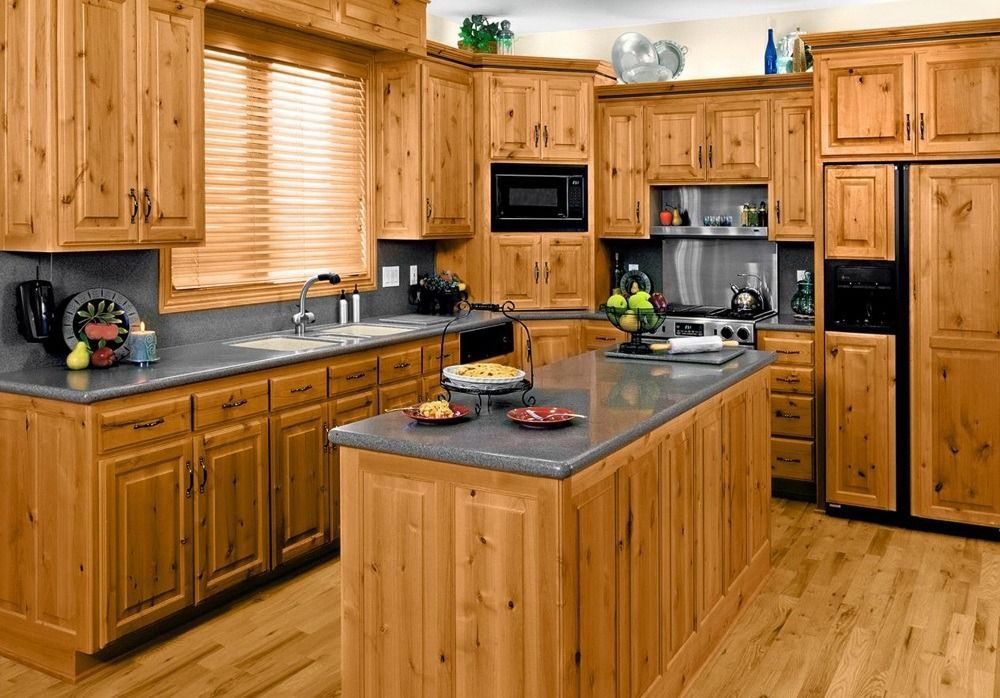 Magnificent Kitchen Cabinets | Pine Kitchen Cabinets, Rustic Kitchen ... throughout