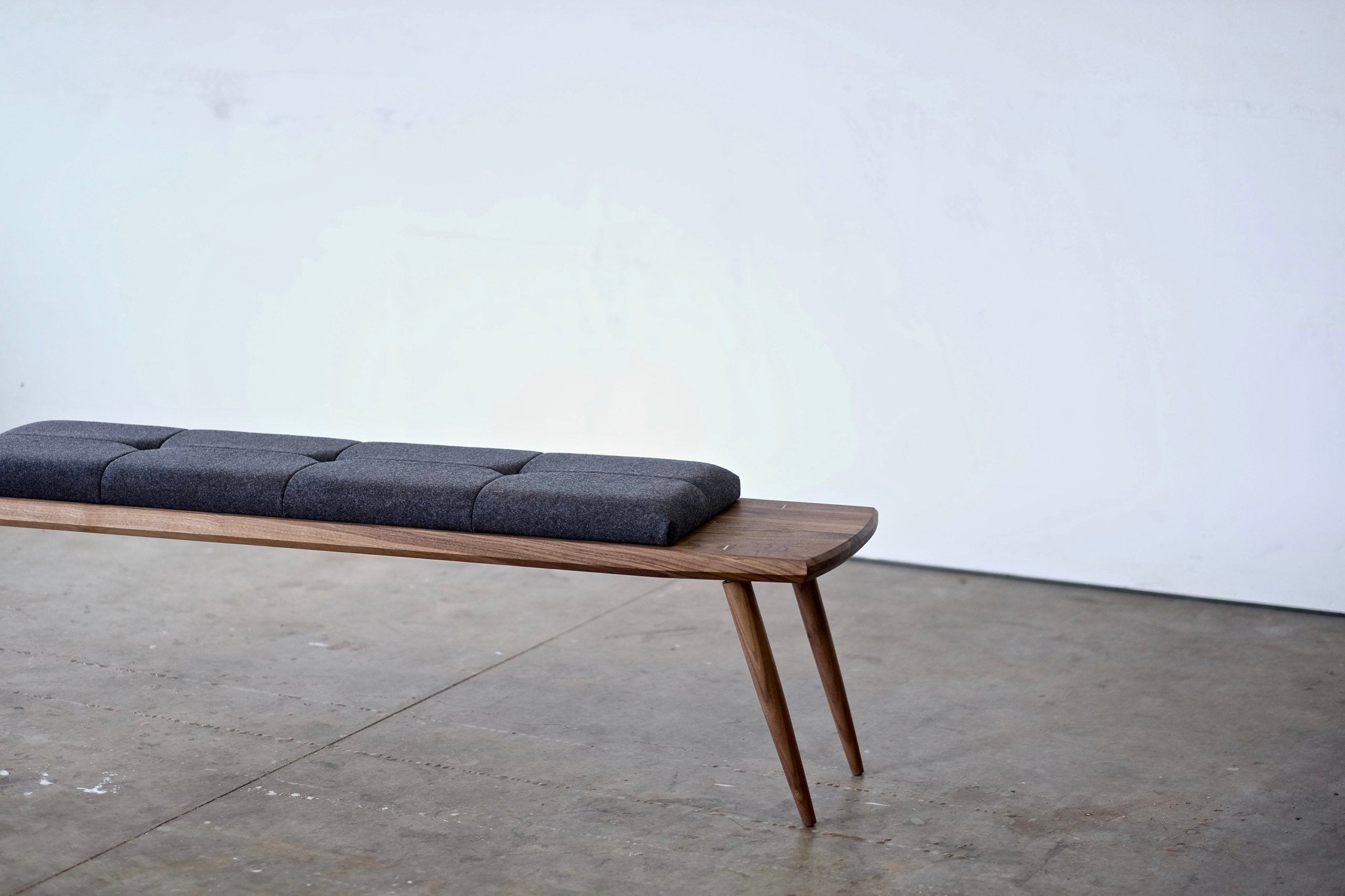 Mid Century Modern Bench | Beauty And Bread pertaining to From Concept to Comfort The Journey of a Modern Bench Design