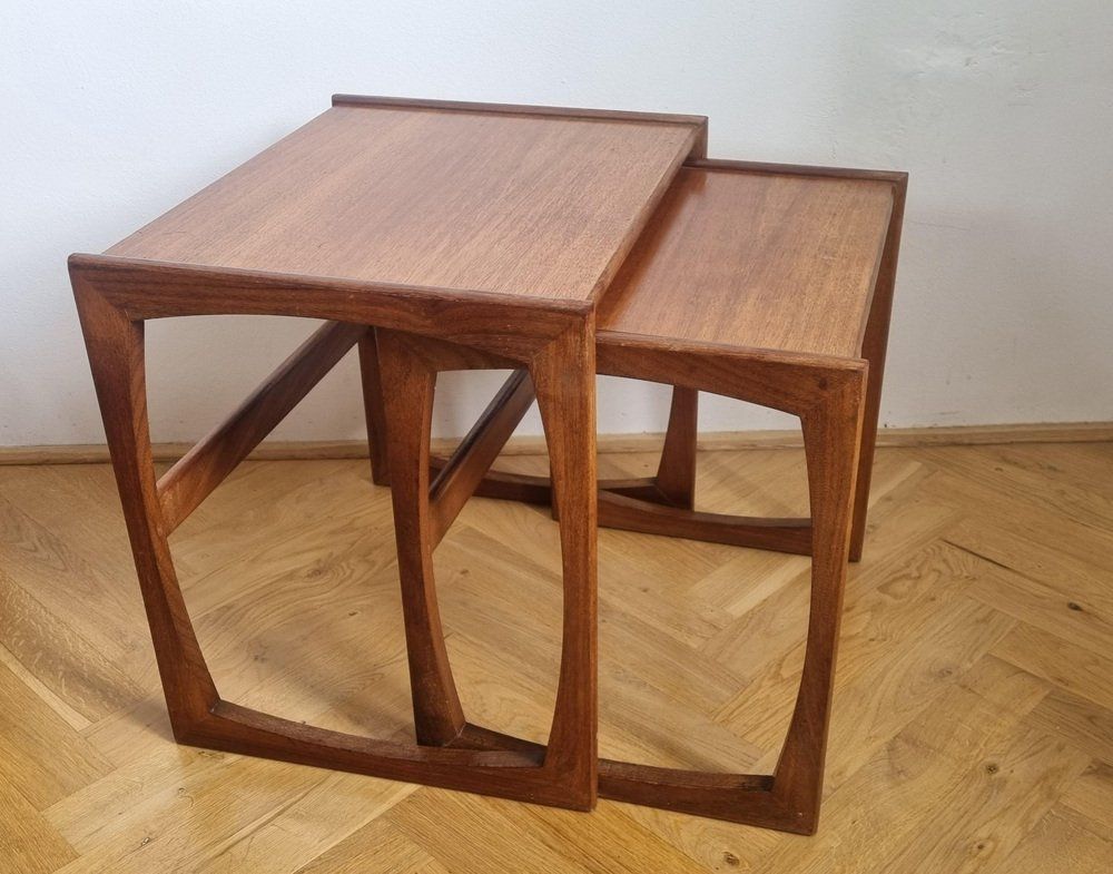 Mid-Century Teak Nesting Tables From G Plan, 1969, Set Of 2 For Sale At ... in Living with Alea Teak Nesting Tables Practical Elegance Defined