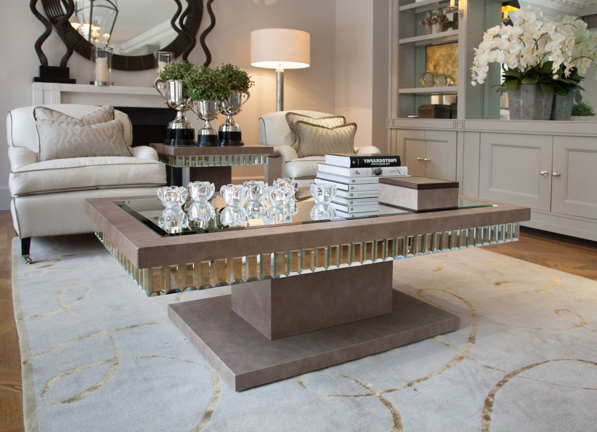 Mirrored Coffee Table Set Ideas for