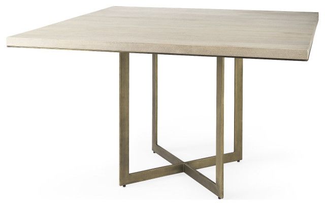 Styling Your Modern Square Wood and Gold Dining Table for Any Occasion