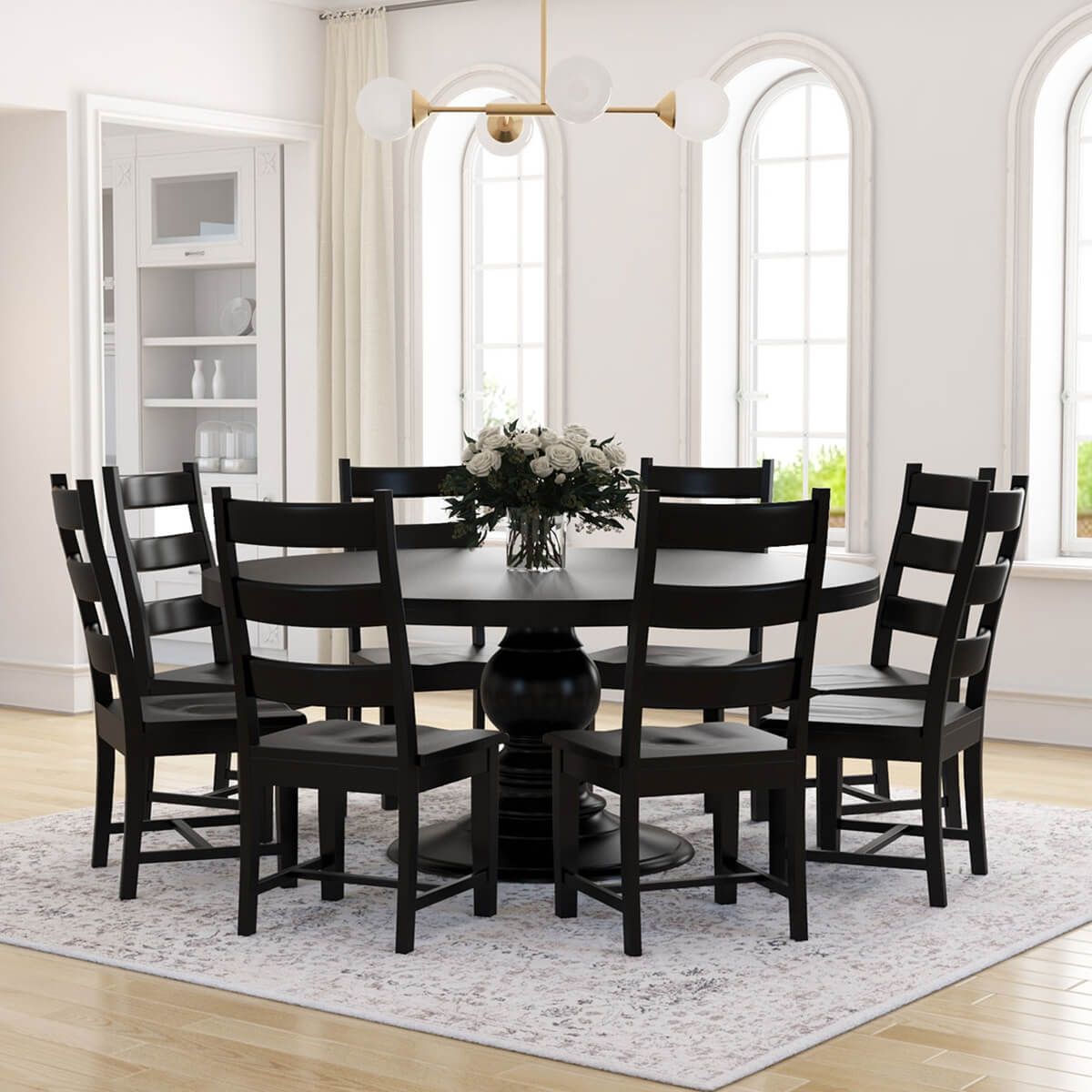 The Enduring Appeal of Black Solid Wood Round Dining Tables