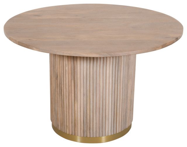 Oakhill Natural Dining Table - Contemporary - Dining Tables - By ... regarding Selecting the Right Oakhill Natural Dining Table with a Marble Top for Your Home