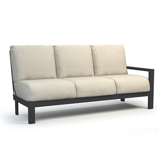 Outdoor Patio Furniture | Elements Modular Collection - Left Arm Sofa in