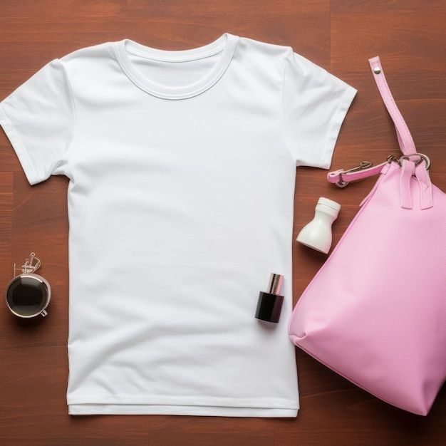 Premium Ai Image | The Enduring Appeal Of The Plain White Tshirt A ... inside