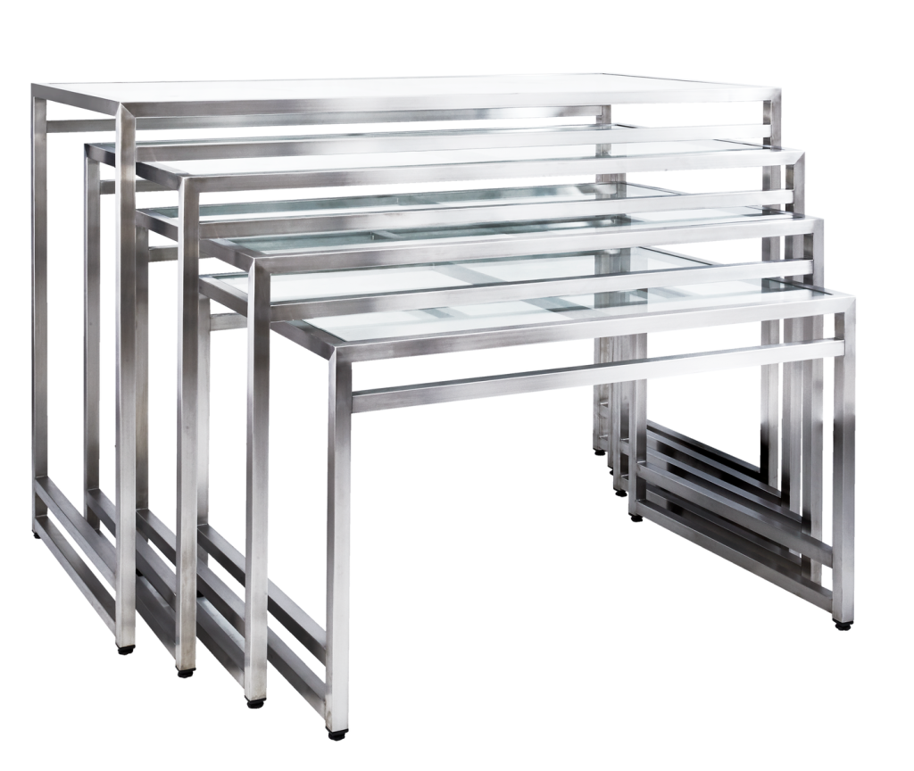 Rectangle Nesting Tables - Deluxe - Turn Key Furniture Solutions throughout Adger Nesting Tables How to Integrate Them Seamlessly