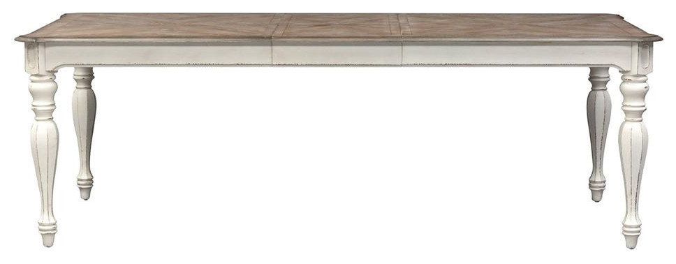 Rectangular Leg Table - Traditional - Dining Tables - By Homesquare | Houzz regarding