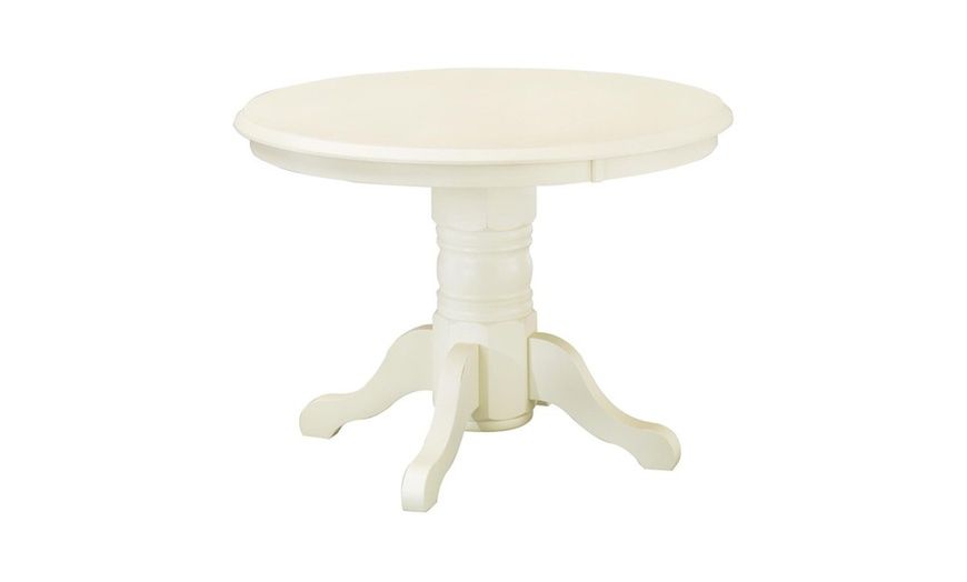 Round Pedestal Dining Table 42 Inch | Groupon pertaining to Unveiling the Timeless Charm of Unfinished 42 Inch Round Pedestal Tables