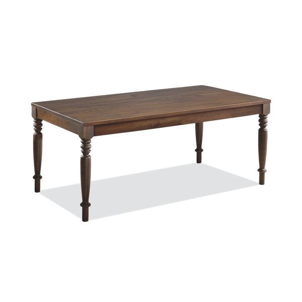 Rustic Cinnamon Dining Table - Artefama intended for