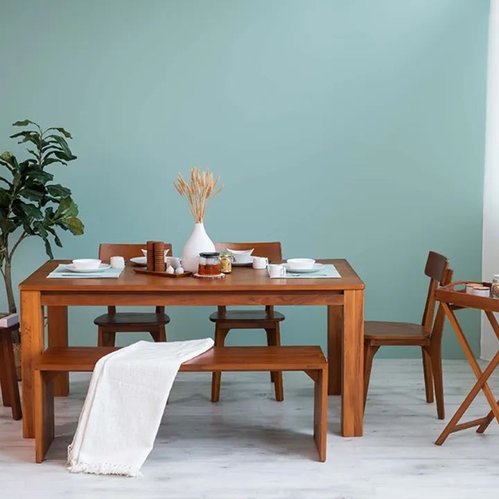 Scanteak - Kova 165Cm Dining Table - Bulky | Lazada with regard to Decoding Durability The Kova Series Dining Table's Longevity Secret