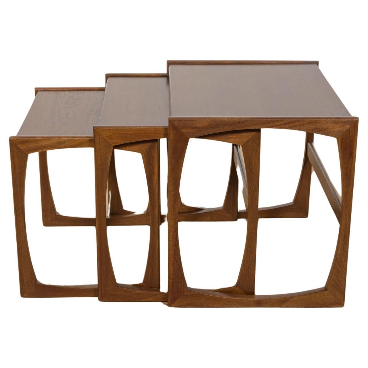 Set Of Nesting Tables In Teak By G-Plan For Sale At 1Stdibs with