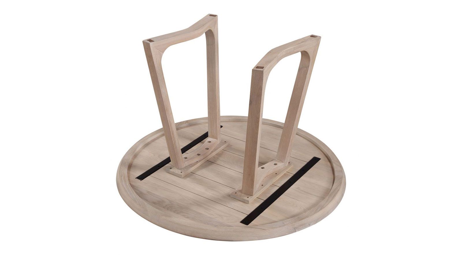 Silas Round Dining Table - Wood N Tassel Home intended for Choosing the Right Oak Dining Table How Silas Stands Out