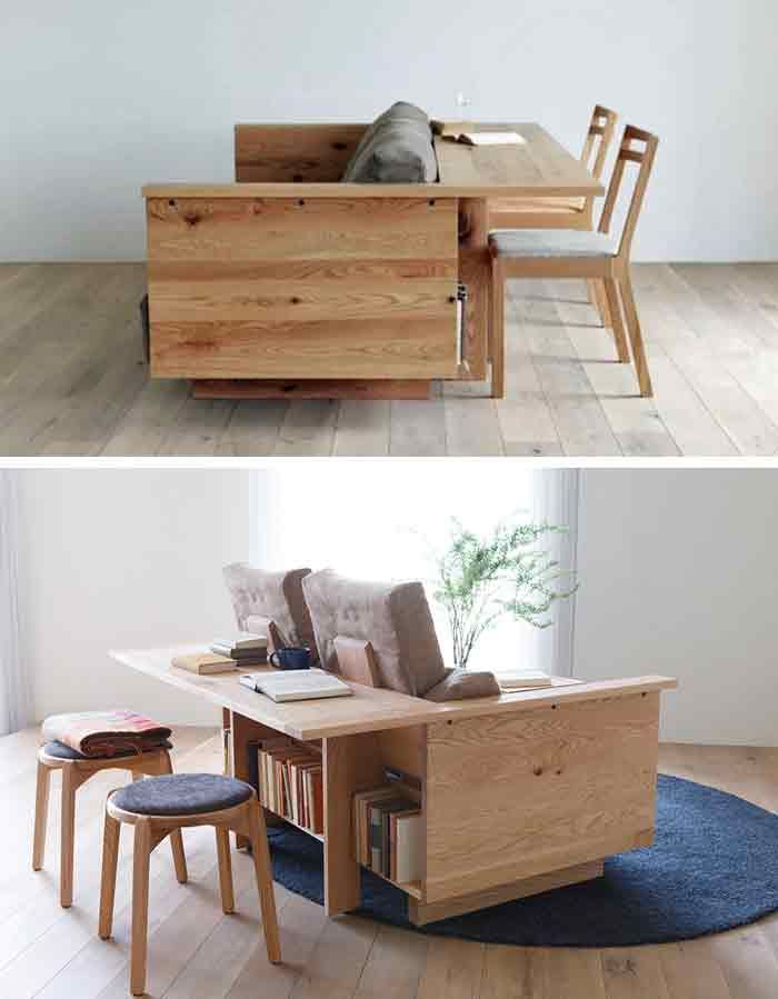 Sofa Table That Converts To A Dining Table - Boston Loft Furnishings ... inside Transforming Your Home How One Dining Table Can Elevate Any Space
