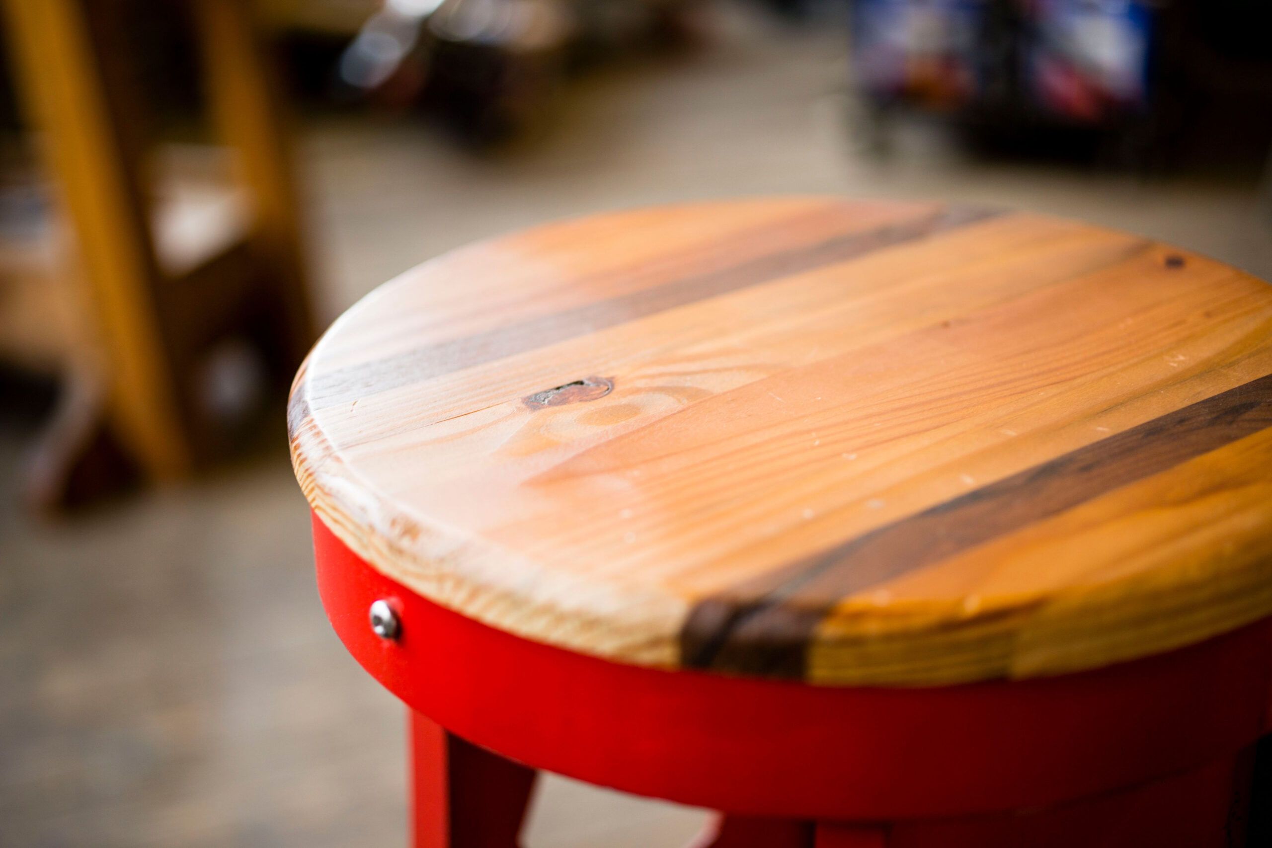 Southern Industrial Design Bar Stool With Reclaimed Wood Seat, Custom ... inside The Craftsmanship Behind a Well-Designed Counter Stool
