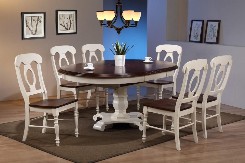Sunset Trading - Andrews 7 Piece Butterfly Leaf Dining Set With ... throughout