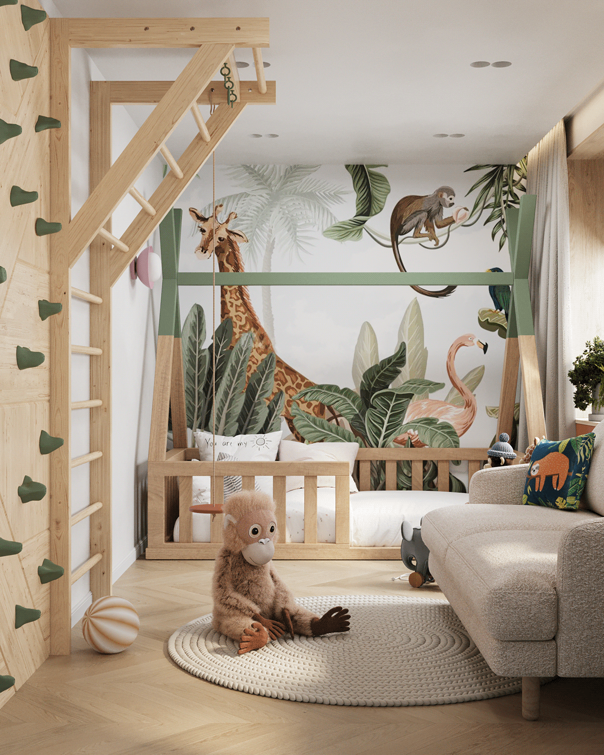 Toddler Boy Room Decor, Toddler Rooms, Boys Room Decor, Kids Safari ... pertaining to Designing with Nature How the Zoe Set Transforms Rooms