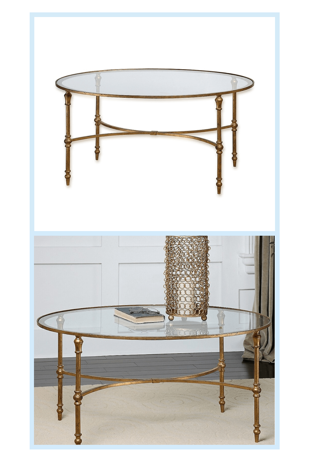 Uttermost Vitya Glass Coffee Table | Bed Bath &Amp; Beyond | Coffee Table ... inside
