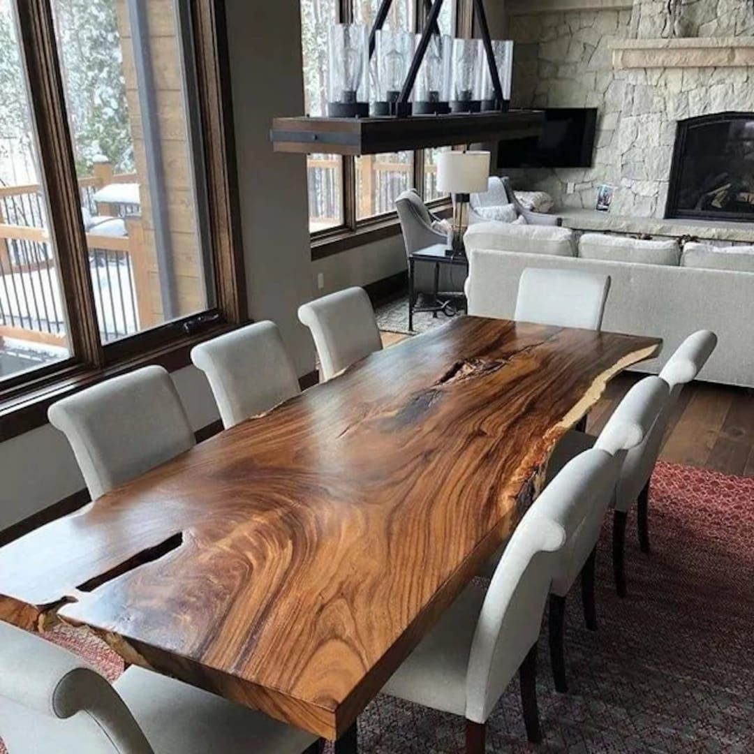 Walnut Dining Room Set for