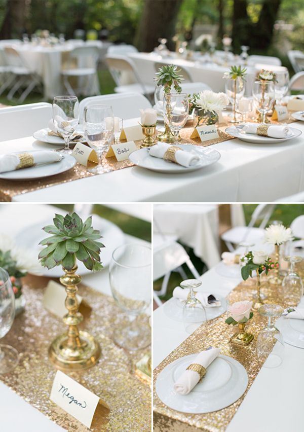 White And Gold Wedding Table Styling | White And Gold Wedding Themes ... pertaining to