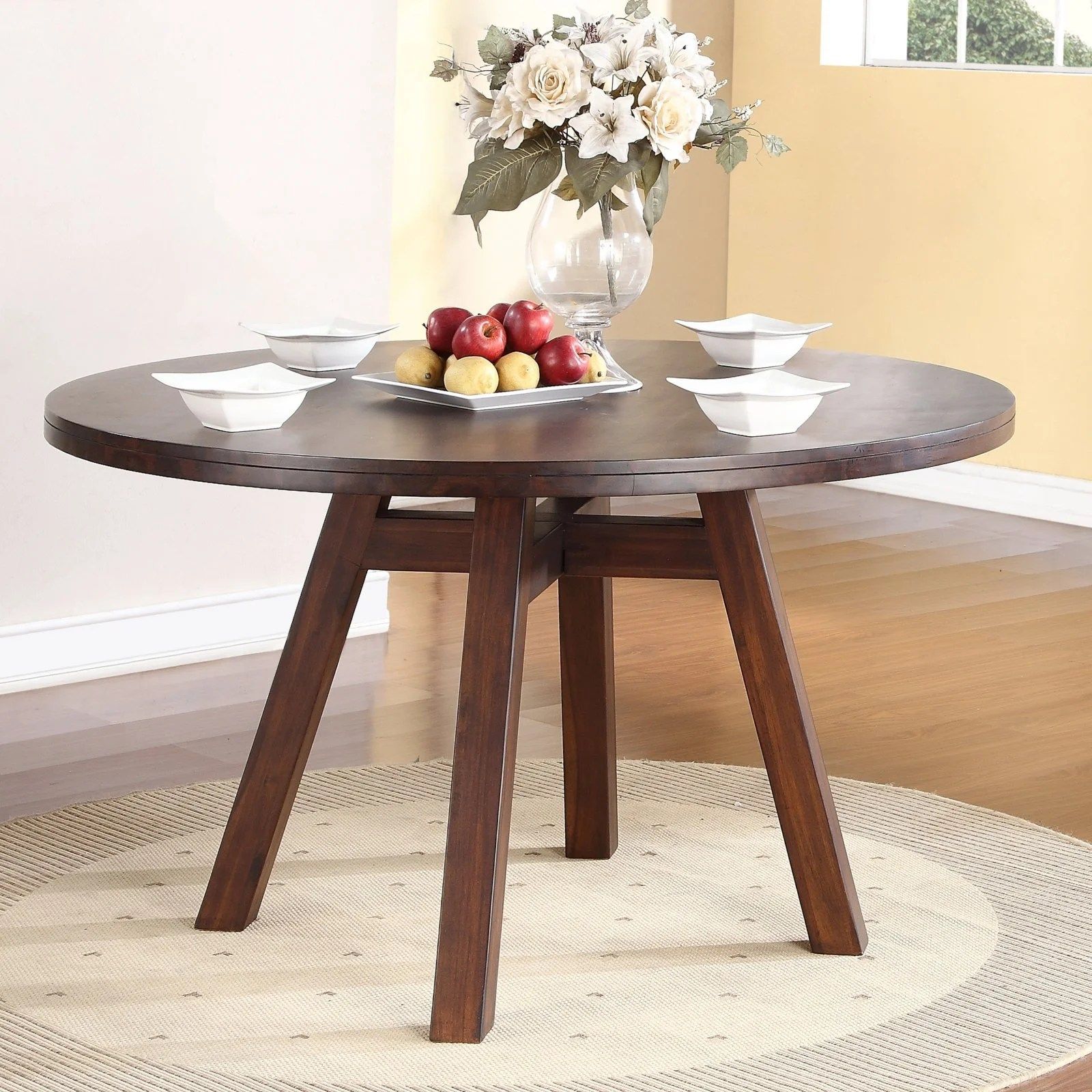 Wooden Round Dining Table: A Timeless Piece Of Furniture - Table Round ... throughout